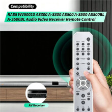 2PCS Replace RAS5 WV50010 Remote Control for AS300 A-S300 A-S300BL AS500 A-S500 A-S500BL AS500BL