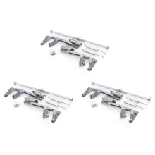 3X Air Operated Hinge the Vertical Lift,Translational Pneumatic Turning Bracket,Home Furniture Hardware,Fittings