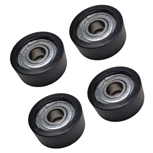 Roues de siège pour rameur avec roulements (lot de 4)