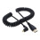 HDTV Port1.4 Teleskopický špirálový kábel s adaptérom samec-samec 1