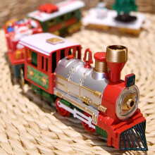Christmas Train Set Plastic Toy Assorted Colors