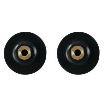 2X Rubber Backing Pad Polishing Grinding Disc Holder for Angle Grinder M14 Self-Adhesive Grinding Backing Pad 3In