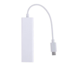 Type-C til RJ45LAN-kabler, bærbar USB 3.1 til nettverkskabeladapter for mobiltelefon/U-disk/ruter