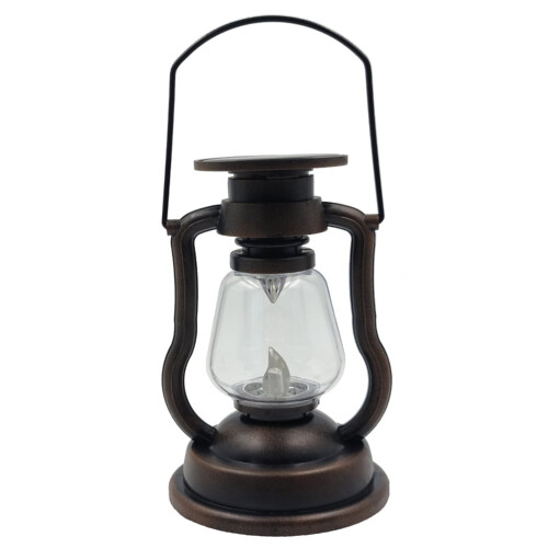 Retro-Solar-LED-Laterne – Tragbare antike Dekorationsleuchte