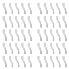 Hurricane Tie Hick Galvanized Hurricane Straps H2.5A Strong Tie Brackets Trusses/Rafters Ties for Wood(50pcs)
