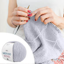 Merino Cashmere Wool Yarn Medium-Thick 100g