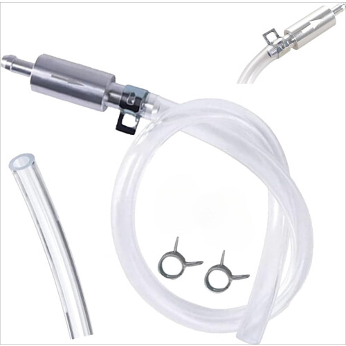 Brake Bleeder Hose with One-Way Check Valve Universal Soft