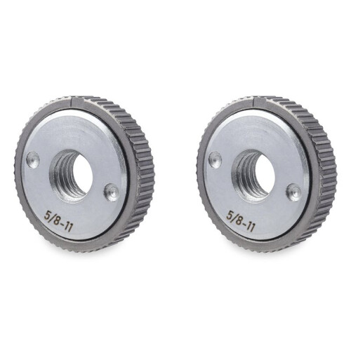 2pcs 5/8 Inch-11 Grinder Nut,Quick Release Angle Grinder Flange Nut Grinder Locking Nut for Angle Grinder