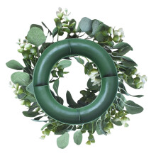 Couronne de porte décorative en forme d'anneau, petite couronne de feuilles d'épines