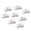 Refrigerator Side Door Clip White ABS 8 pcs 1