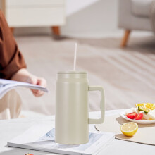 Walking Mug Stainless Steel Insulated Cup with Handle and