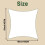 Fodera per cuscino natalizia 45x45 cm, festiva, morbida e resistente 7