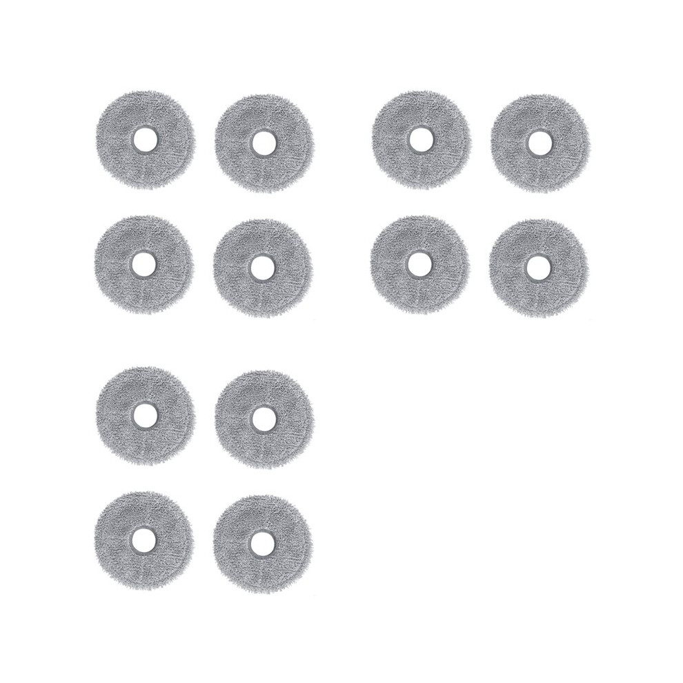 12Pcs Washable Mop Cloth For Robot Vacuum 3S B108cn /2Pro B113cn Robot Vacuum Cleaner Replacement Parts Mop 6031077474344