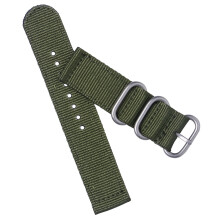 Nylon Watch Strap Green 22 mm for Men