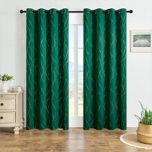 Red Blackout Curtains 52x84 Inch Thermal Insulated Grommet