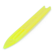 30 Pcs Yellow Plastic Fishing Net Repair Needle Shuttles Bobbin 2