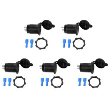 5X 5V 4.8A Dual Usb Charger Socket Adapter Power Socket for 12V 24V Car Ship Rv