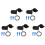 5X 5V 4.8A Dual Usb Charger Socket Adapter Power Socket for 12V 24V Car Ship Rv 1