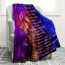Purple Plush Blanket for Women 50x60 inches