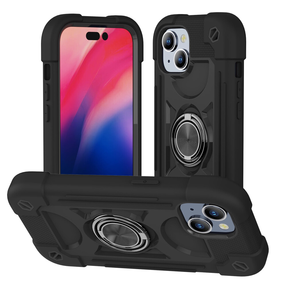 Iphone 15 Plus Case 6.7 Inch 360 Rotating Ring Stand 9455834412481
