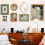 LONGWIN vintage oval wall mirror white 10 x 14.5 inch 3