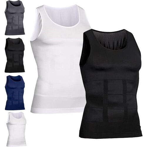 Men's Compression Vest - High-Performance Shaping, Large