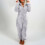 Plus size fleece pyjamasheldragt med katteørehætte til kvinder 1