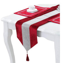 Table Runner Modern Style with Tassels 1 Pack