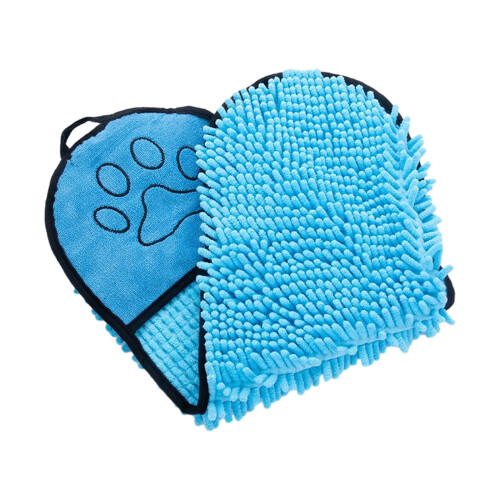 Microfiber Dog Drying Towel Soft Polyester Spandex 62x23cm 1