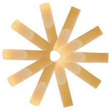 Beige Saxophone Reeds Professional 10 pcs 8x0.6x0.1 in
