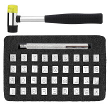 Leather Stamping Tools Alphabet Kit 38 PCS