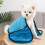 Microfiber Dog Drying Towel Soft Polyester Spandex 62x23cm 5