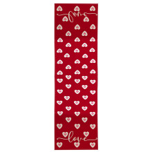 Red Heart Table Runner Linen Flax 18x90 inches