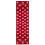 Red Heart Table Runner Linen Flax 18x90 inches 1