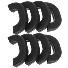 Silicone Wok Handle Covers 8 Pcs Black