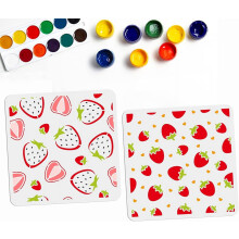 Strawberry Painting Stencil Template 2 pcs 11.8 x 11.8 inch