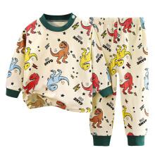 Baby Long Sleeve Pajama Set Cartoon Print Green 3-6 Months