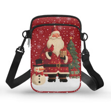 Dámska nastaviteľná kabelka cez rameno pre darčeky od Santa Clausa