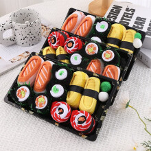 Sushi Socks Gift Box Unisex Mid-Calf 38-42 Combed Cotton