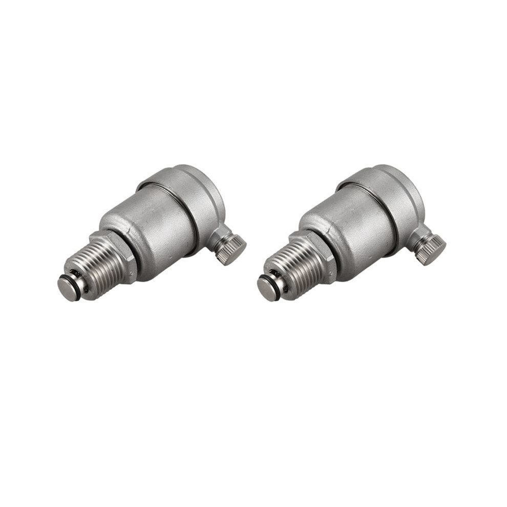 2X 1/2 Inch Stainless Steel 304 Automatic Air Vent Valve For Solar Water Heater Pressure Relief Valve 10Bar 6031710325477
