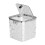 AuroraX desk trash can plastic 2.6L push-button lid 2