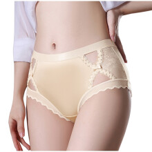 Women's Satin Hipster Panties with Lace Back and Full