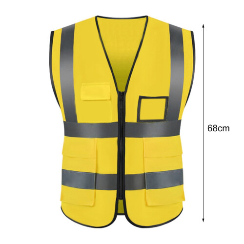High-Visibility Mesh Safety Vest Light Green Size L 1