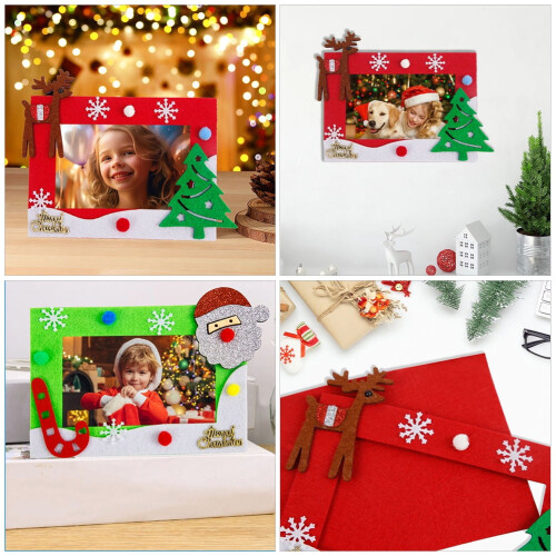 Green DIY Photo Frame Creative Picture Holder 2 pcs 7.7 x 1