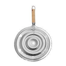 Wärmedämmplatte mit Holzgriff für Glasemaille