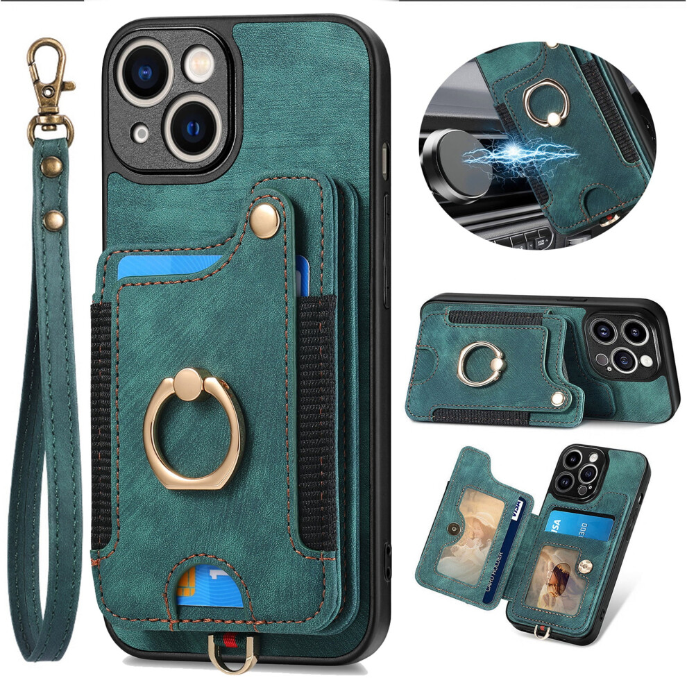 Iphone 13 Mini Wallet Case With Card Holder Ring Stand 9180333339563