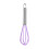 Fouet à œufs manuel en silicone violet 20 cm (8 pouces) 1