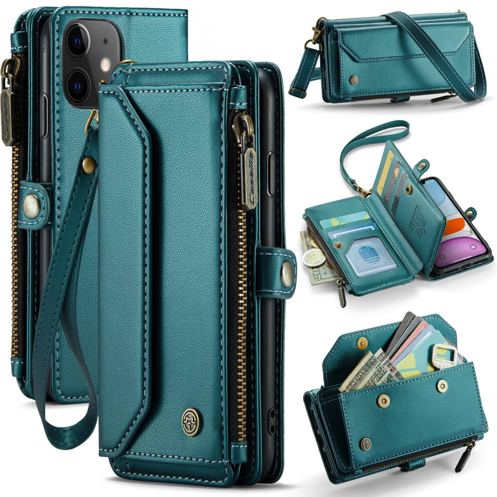 Rfid-Blocking Crossbody Wallet For Iphone 11 Â 7-Card 9043876511561