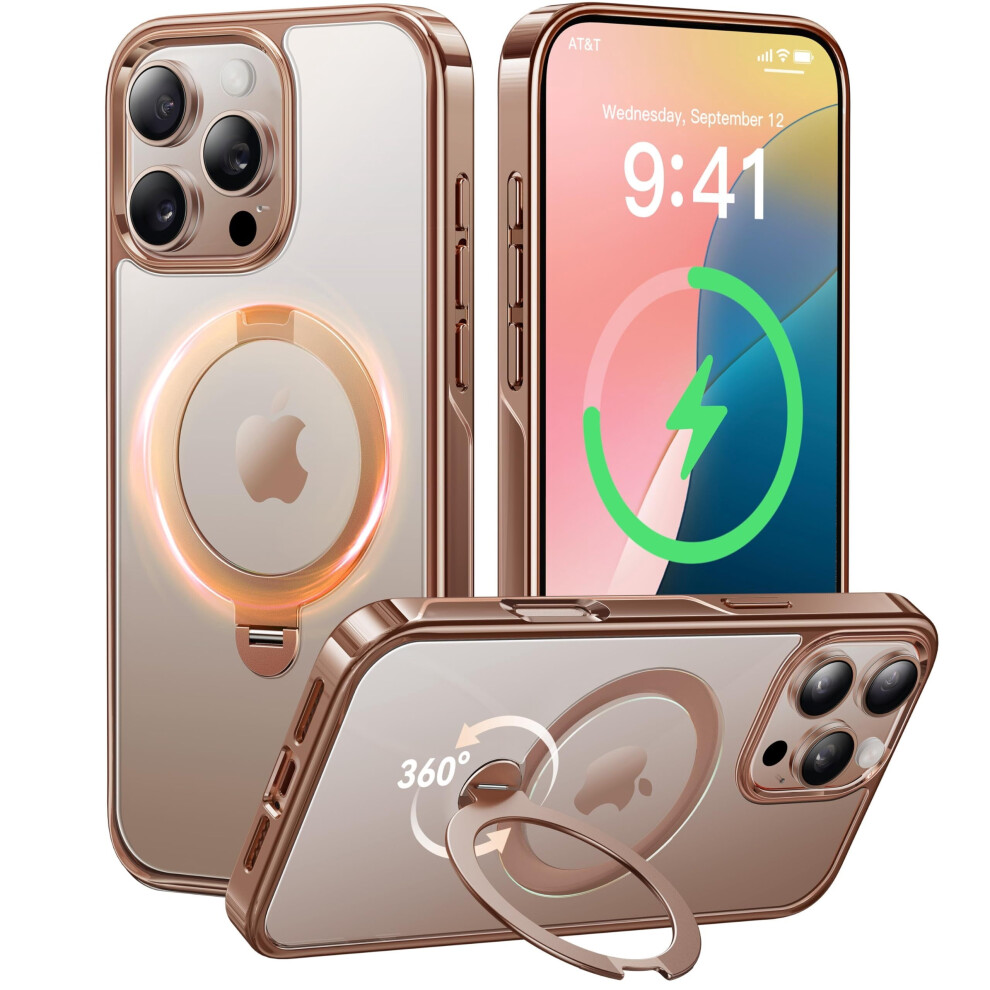 Desert Titanium Iphone 16 Pro Max Case With 360 Spin 9422877115341