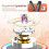 Mini Karaoke Machine Portable Bluetooth Speaker with 2 2